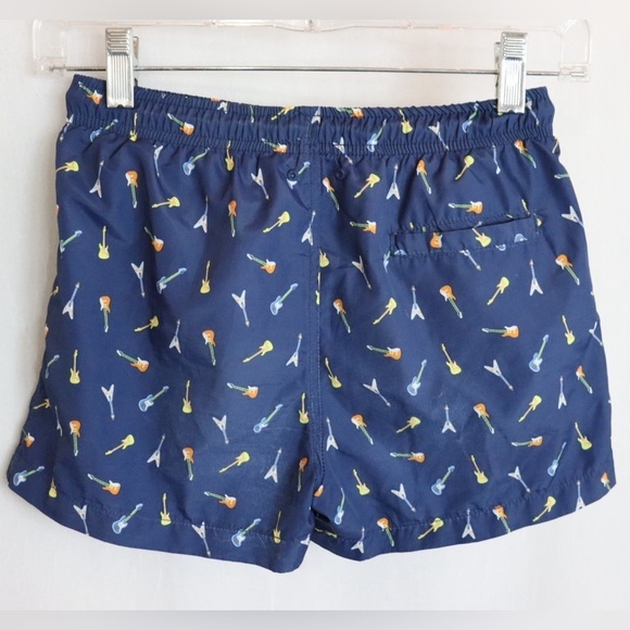 ZARA 9-10Y Guitar Print Swim Shorts - Picture 4 of 7